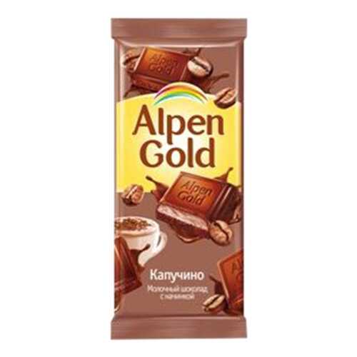 Шоколад молочный Alpen Gold с начинкой капучино 90 г в Светофор