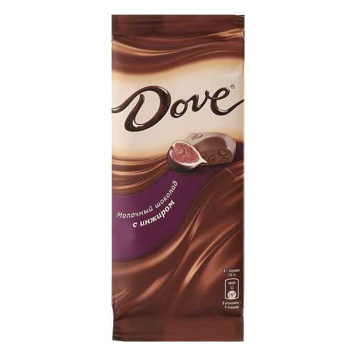 Шоколад молочный Dove с инжиром 90 г в Светофор