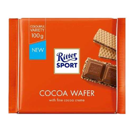 Шоколад Ritter Sport Молочный с начинкой какао и вафли 100г в Светофор