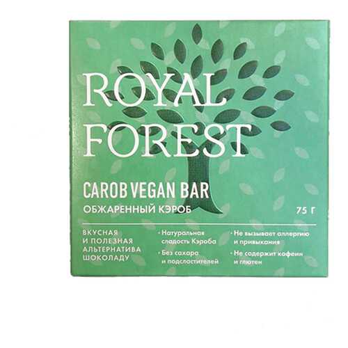 Шоколад Веганский, из обжаренного кэроба Royal Forest 75 г в Светофор