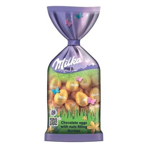 Шоколадные яйца Milka мини с орехом 100 г в Светофор