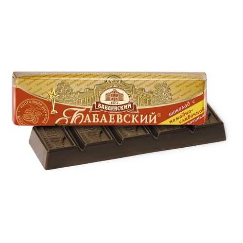 Шоколадный батончик Бабаевский темный с помадно-сливочной начинкой 50 г 20 штук в Светофор