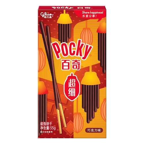 Палочки Glico Pocky со вкусом шоколада 55 г в Светофор