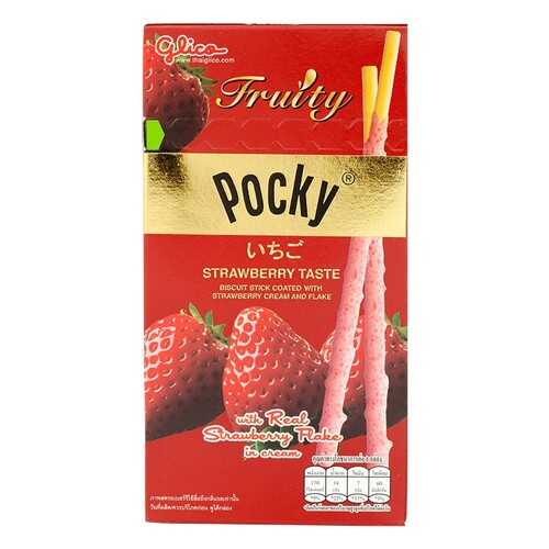 Палочки Pocky Glico клубника в шоколаде 35 г в Светофор
