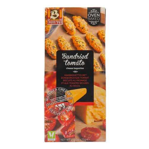 Печенье Buiteman с сушёными помидорами и двойным глочестерским сыром Sundried Tomato 75г в Светофор