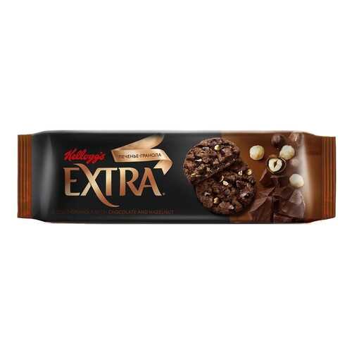 Печенье Kellogg's Extra гранола с шоколадом и фундуком 150 г в Светофор