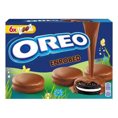 Печенье Oreo с ванильным вкусом в молочном шоколаде 246 г в Светофор