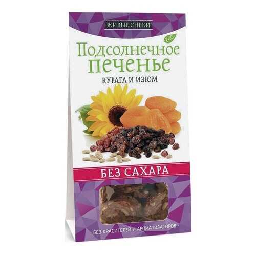 Печенье подсолнечное Живые снеки курага и изюм 60 г в Светофор