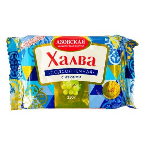 Халва подсолнечная Азовская кондитерская фабрика с изюмом 350 г в Светофор