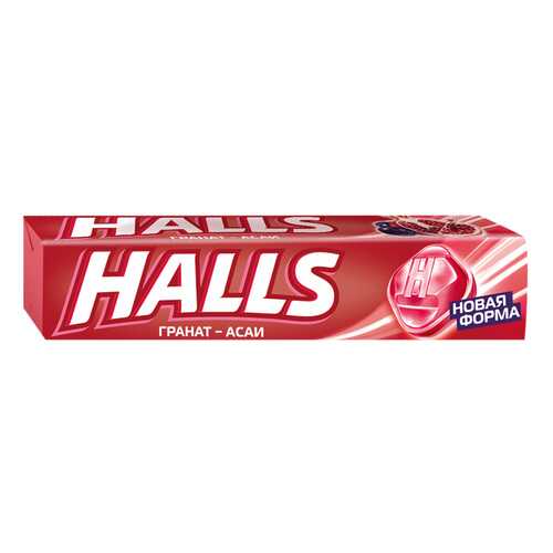 Леденцы Halls со вкусом граната и ягод асаи 12*25 г в Светофор