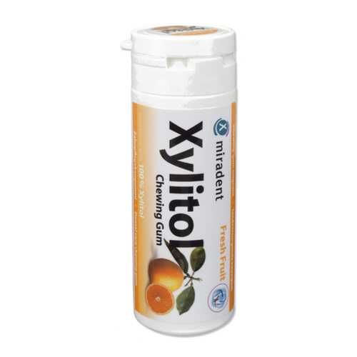 Жевательная резинка Miradent xylitol chewing gum свежие фрукты в Светофор
