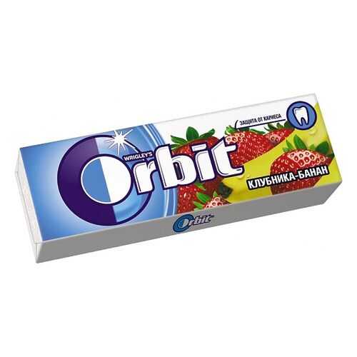 Жевательная резинка Orbit клубника-банан 13.6 г в Светофор
