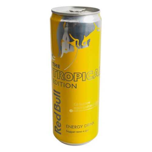 Напиток энергетический Red Bull со вкусом тропических фруктов жестяная банка 0.355 л в Светофор