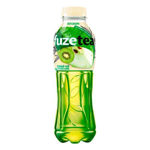 Чай холодный Fuzetea Zero яблоко и киви без сахара 6 штук 1.5 л в Светофор