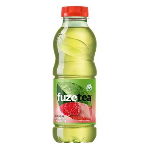 Зеленый чай Fuzetea клубника и малина 0.5 л в Светофор