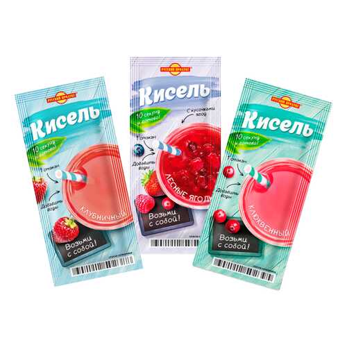 Набор кисели Русский продукт 3 вкуса 25 г в Светофор