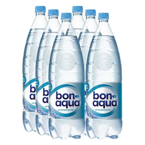 Вода Bonaqua чистая питьевая негазированная пластик 2 л 6 штук в упаковке в Светофор