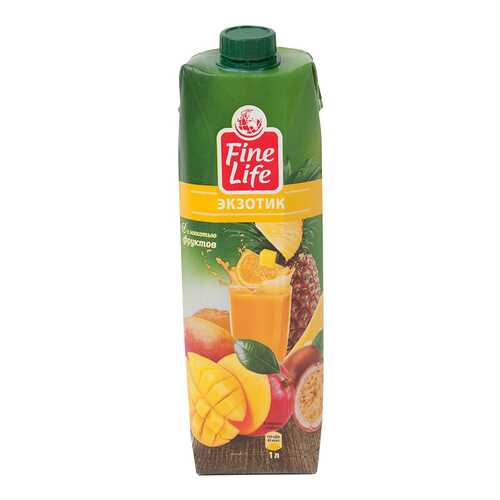 Нектар Fine Life экзотик с мякотью фруктов 1 л в Светофор