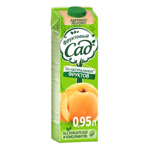 Нектар Фруктовый Сад яблоко-абрикос 0.95 л в Светофор