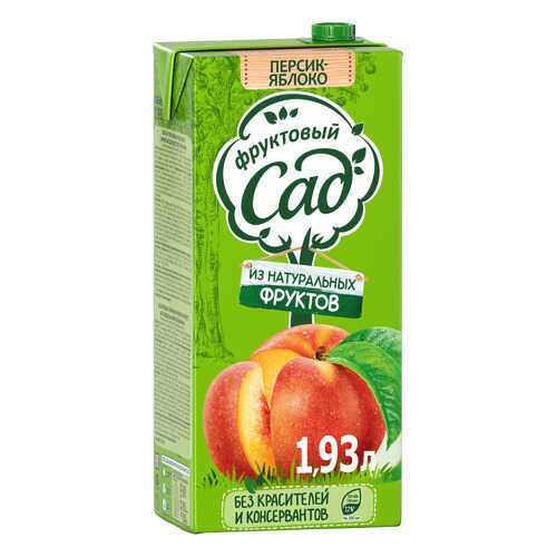 Нектар Фруктовый Сад яблоко-персик 1.93 л в Светофор
