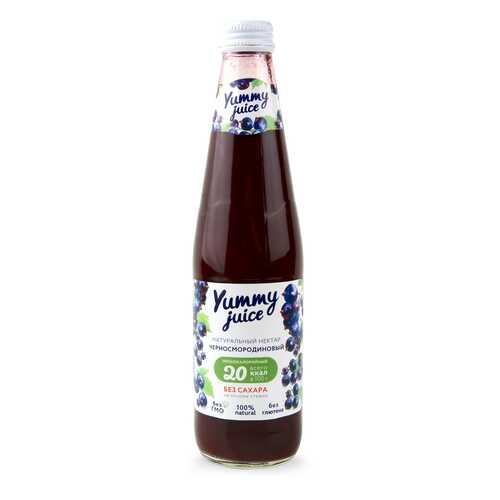 Нектар Yummy juice черносмородиновый без сахара в Светофор