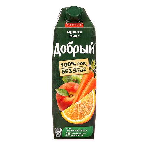 Сок Добрый мульти микс 1 л в Светофор